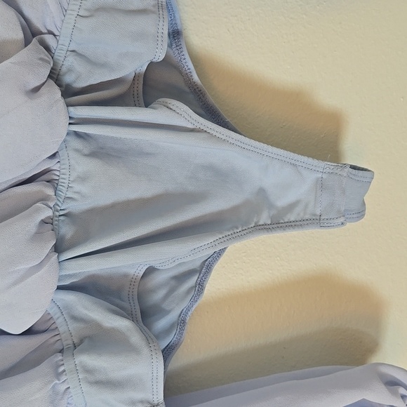 NWT Skylar Rose Light Blue Ruffled Bodysuit Size Large - Picture 4 of 8